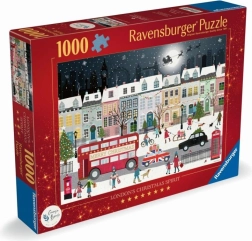 Spirito natalizio di Londra puzzle 1000 pezzi RAVENSBURGER