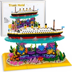 Set di costruzioni Titanic – modello di transatlantico su barriera corallina (3892 pezzi)