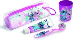 Set per l’igiene dentale per bambini STITCH – spazzolino, dentifricio e bicchierino