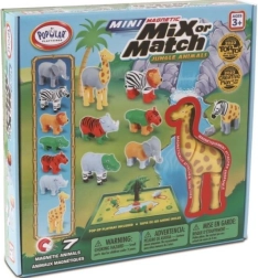 Malblo Magnetic Mini – animali della giungla, costruzioni magnetiche per bambini