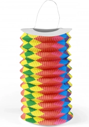 Lanterna di carta arcobaleno 15 cm