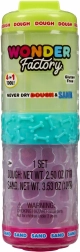 Pasta modellabile e sabbia WONDER FACTORY Never Dry – lime e rosa
