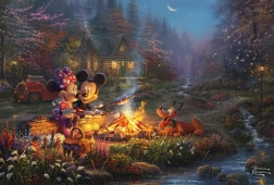 Puzzle SCHMIDT Mickey e Minnie: Romantica al fuoco 200 pezzi