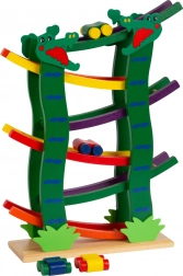 Pista da corsa in legno con coccodrillo small foot