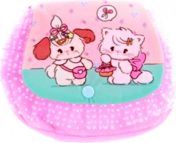 Borsetta a tracolla in peluche con motivo animale