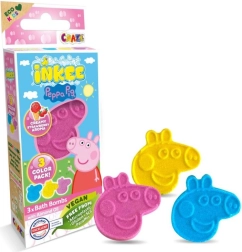 Inkee bombe frizzanti da bagno PEPPA PIG confezione mini