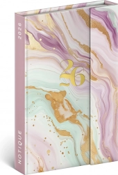 Agenda Settimanale Magnetica Notique Marmo Rosa 2026