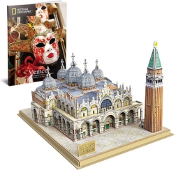 CUBICFUN puzzle 3D National Geographic: Piazza San Marco – 107 pezzi