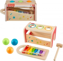 Giocattolo musicale in legno Fisher-Price con piattini