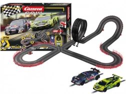 pista elettrica carrera go dtm supercars 6,3 m con audi r8 lms e lamborghini huracán