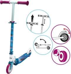 Monopattino pieghevole per bambini DISNEY FROZEN con manubrio regolabile – confezione danneggiata