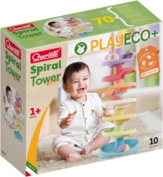 quercetti spiral tower play eco+ pista a biglie