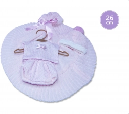 Vestitino per bambola neonato Llorens Neonato 26 cm