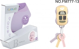 Set di chiavi morbide con portachiavi con luci per i più piccoli