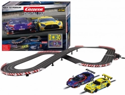 pista elettrica Carrera Digital 132 Pole to Podium 7,6 m con vetture Ferrari 296 GT3 e Mercedes-AMG GT3 Evo