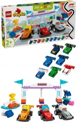 LEGO® DUPLO® 10445 Auto da corsa e piloti del team F1