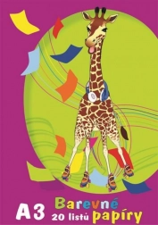 Carta colorata A3 – set da 20 fogli