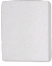 lenzuolo in spugna per lettino New Baby 140 × 70 cm bianco