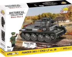 Set di costruzione carro Panzer 38(t) / LT vz. 38 2in1 – 690 pezzi