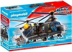 Playmobil City Action elicottero di soccorso dell'unità speciale