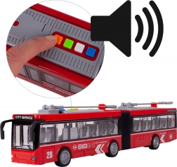 Autobus snodato con suoni e luci 1:16