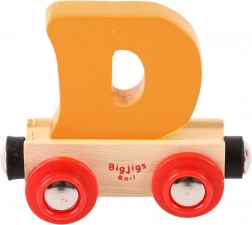 Bigjigs Rail trenino di legno con lettera D