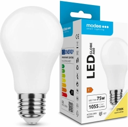 Lampadina LED globo E27 11 W bianco caldo MODEE Smart Lighting