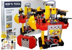 Laboratorio per bambini 3 in 1 con attrezzi e valigetta