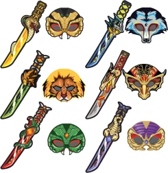 Spada samurai in schiuma