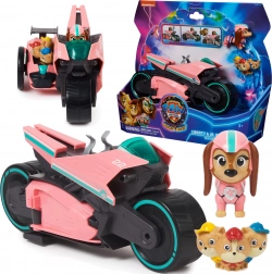 Paw Patrol Liberty – moto trasformabile con personaggi Junior Patrollers
