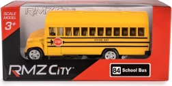 modello di scuolabus RMZ City 1:97 con meccanismo a retrocarica