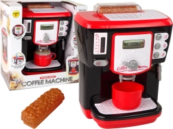Giocattolo macchina da caffè con suoni a batteria nero