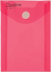 Bustina con bottone A7 verticale OPALINE rosa