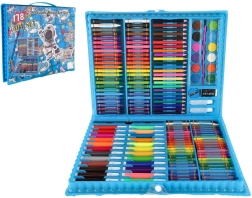 Creative art box spazio – set da pittura 178 pz in valigetta di plastica