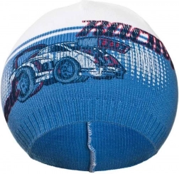 berrettino autunnale per bambini New Baby Racing blu scuro