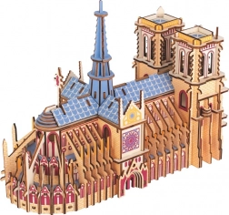 Puzzle 3D in legno Cattedrale di Notre-Dame