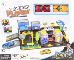 Autolavaggio per macchinine con stazione e 2 auto sportive