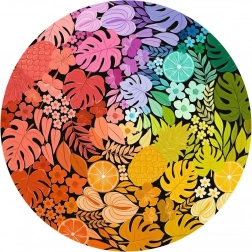 Puzzle 500 pezzi Tavolozza di colori Motivi tropicali