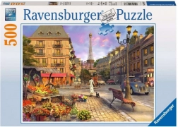Puzzle Ravensburger Parigi: passeggiata al tramonto 500 pezzi