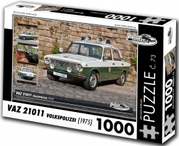 Puzzle RETRO-AUTA VAZ 21011 Volkspolizei (1975) – 1000 pezzi