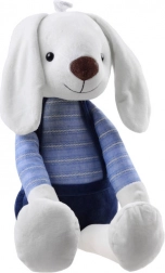 Coniglietto di peluche con salopette 60 cm – Blu