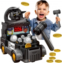 Woopie gioco di abilità Colpisci la talpa – auto della polizia con accessori