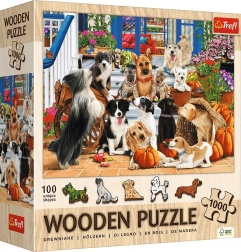 Puzzle in legno Amicizia dei Cani 1000 pezzi