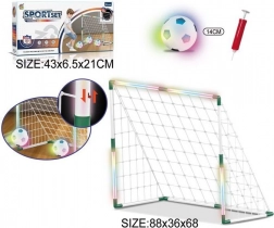 Set da calcio con effetti luminosi 88 × 68 cm