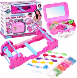 fabbrica di braccialetti per bambini con perline e mouliné