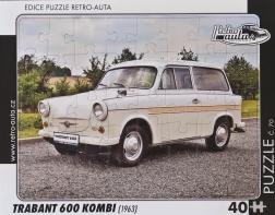 Puzzle auto retrò Trabant 600 Kombi 40 pezzi