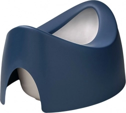 Vasino ergonomico per bambini, bifacciale, con beccuccio Teggi blu