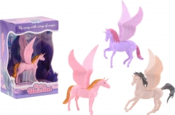 Figurina unicorno con ali