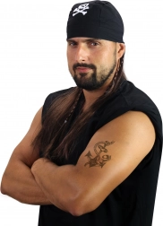 parrucca da pirata con bandana