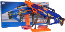 Mega carabina BLAZE STORM a dardi in schiuma – blu, blaster automatico